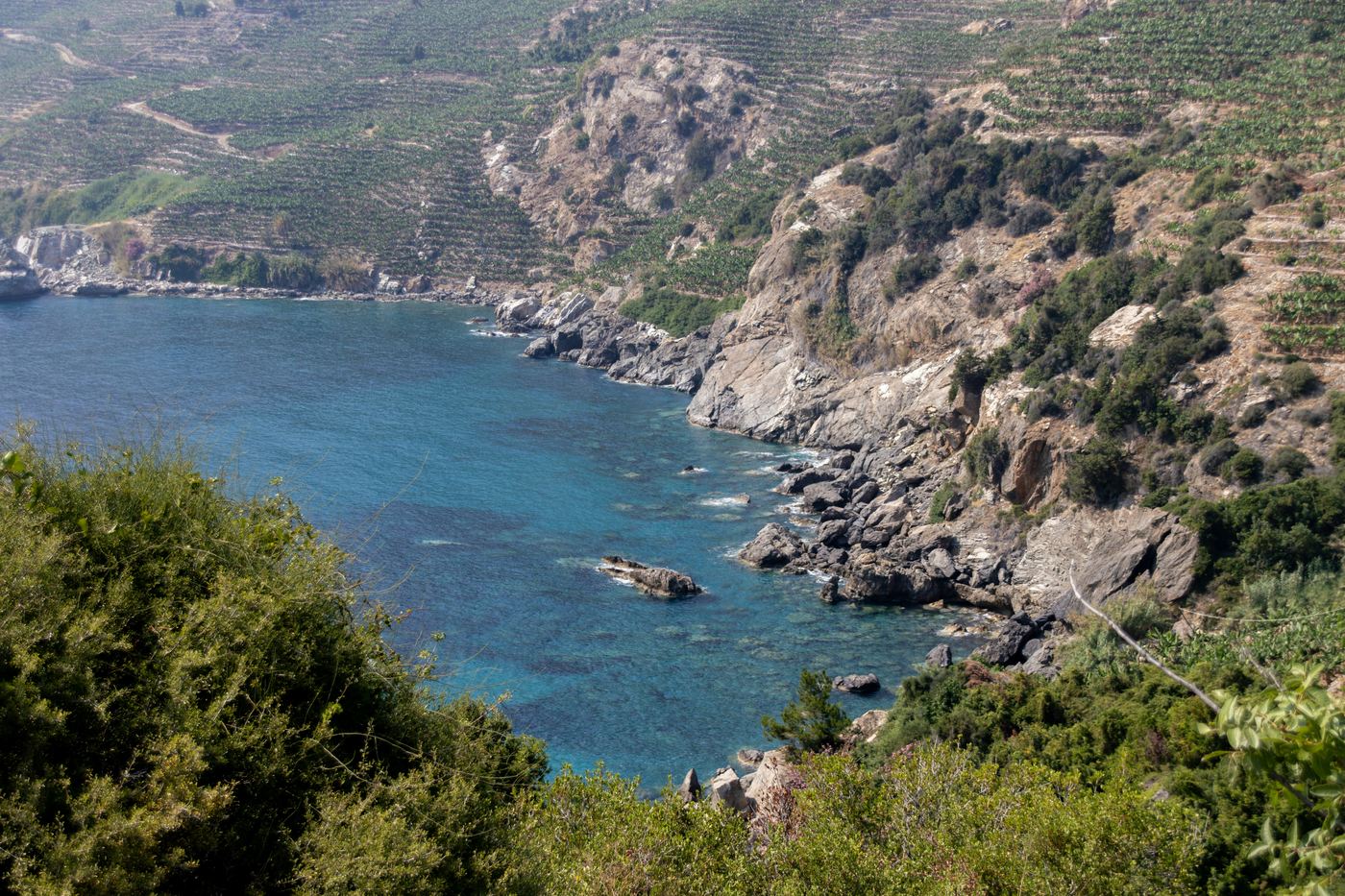 Antalya kıyı şeridi manzarası